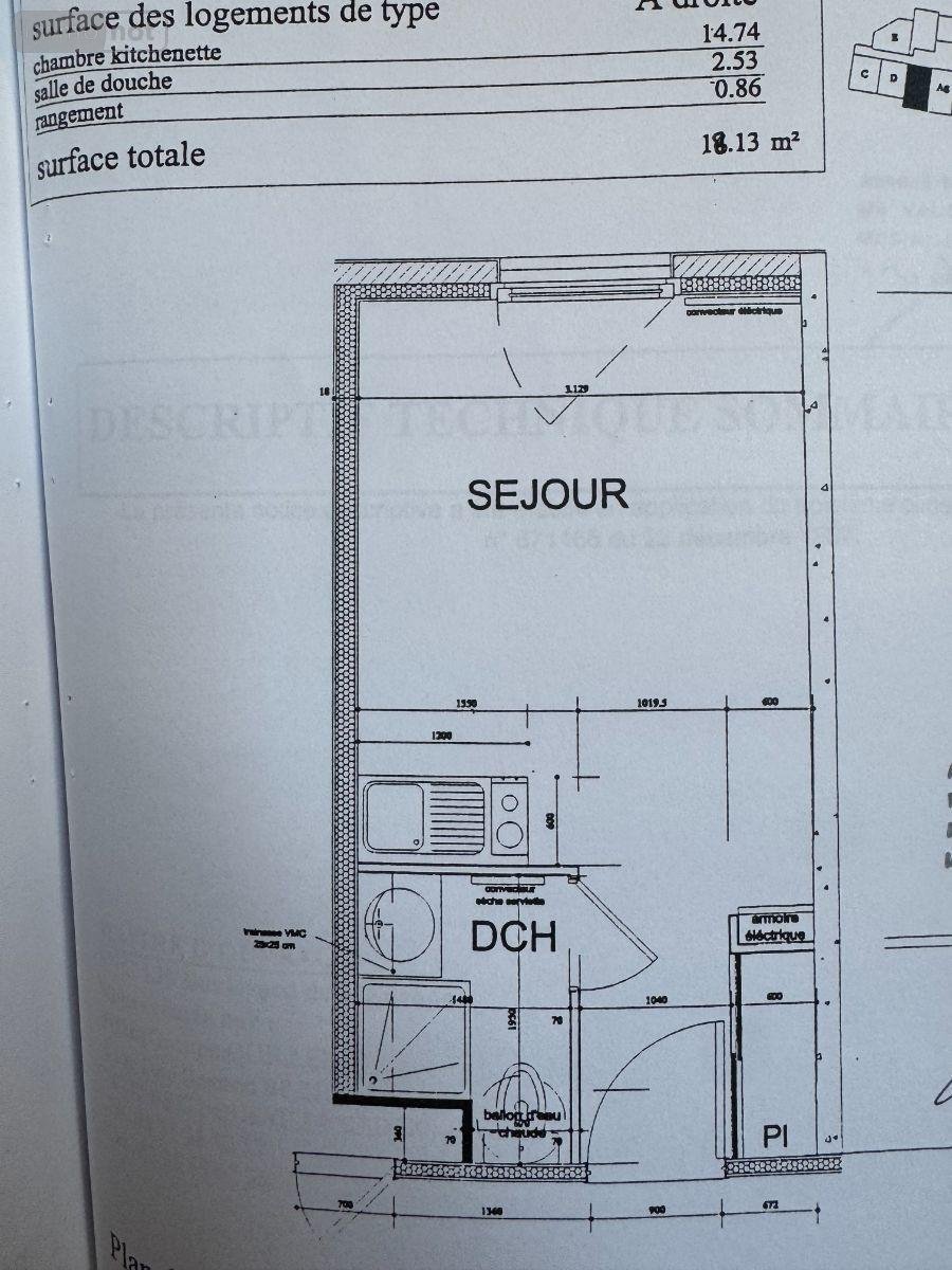 Appartement a vendre Rouen 76000 Seine-Maritime 18 m2 1 pièce 47700 euros