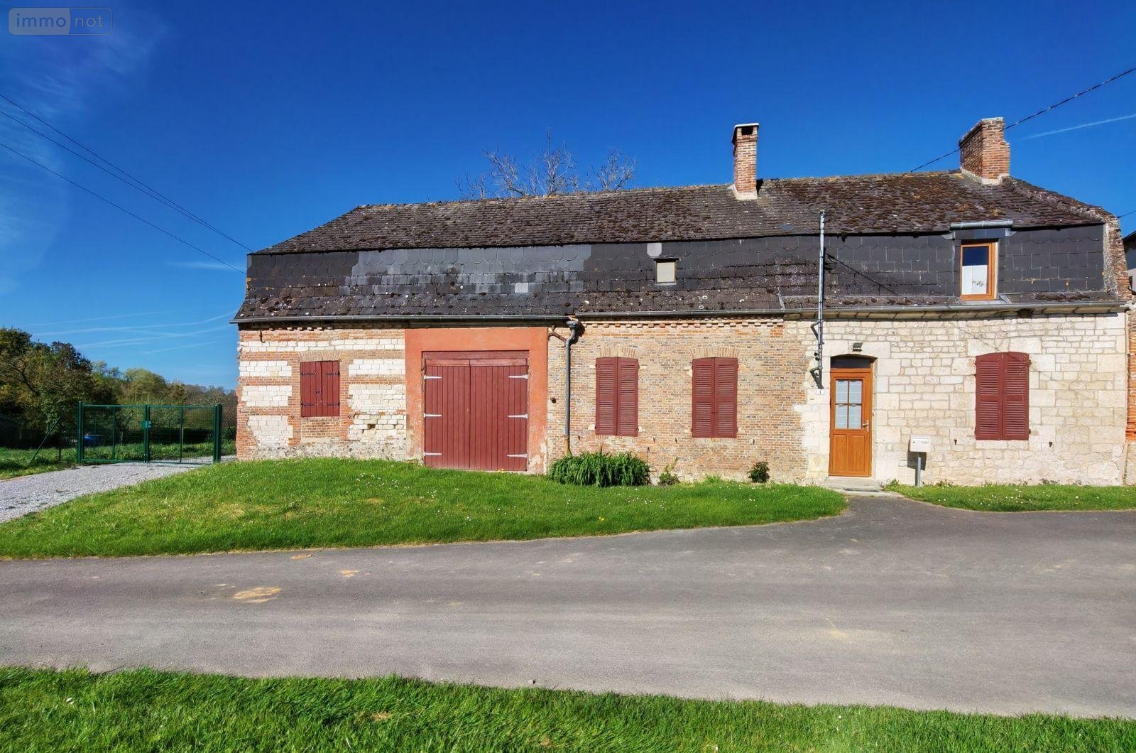 Maison a vendre Bosmont-sur-Serre 02250 Aisne 92 m2 2 pièces 118000 euros