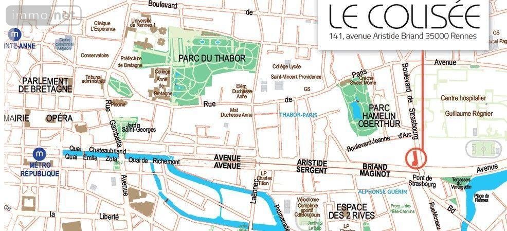 Appartement a vendre Rennes 35000 Ille-et-Vilaine 78 m2 3 pièces 314400 euros