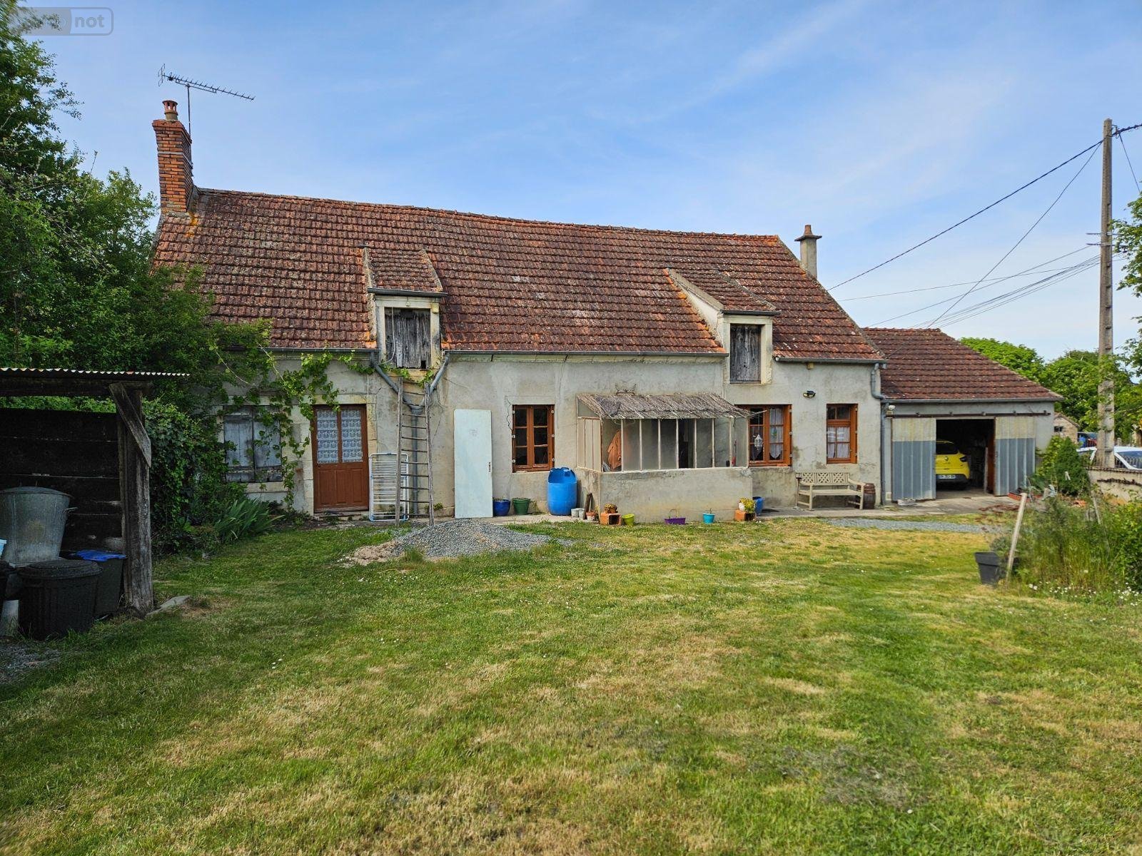Maison a vendre Saint-Pierre-les-Bois 18170 Cher 91 m2 6 pièces 33000 euros