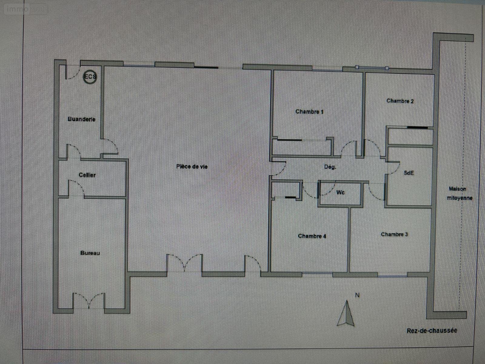 Maison a vendre Saint-Laurent-de-la-Plaine 49290 Maine-et-Loire 122 m2 5 pièces 211800 euros