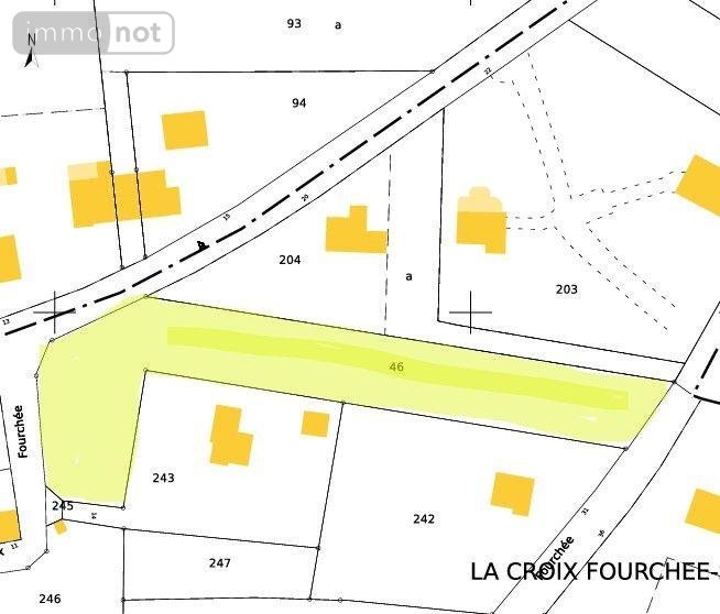 Terrain a batir a vendre Les Fougerêts 56200 Morbihan 3150 m2  32400 euros