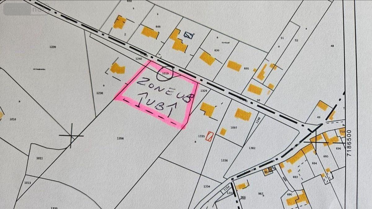 Terrain a batir a vendre La Chapelle-Huon 72310 Sarthe 3000 m2  22000 euros