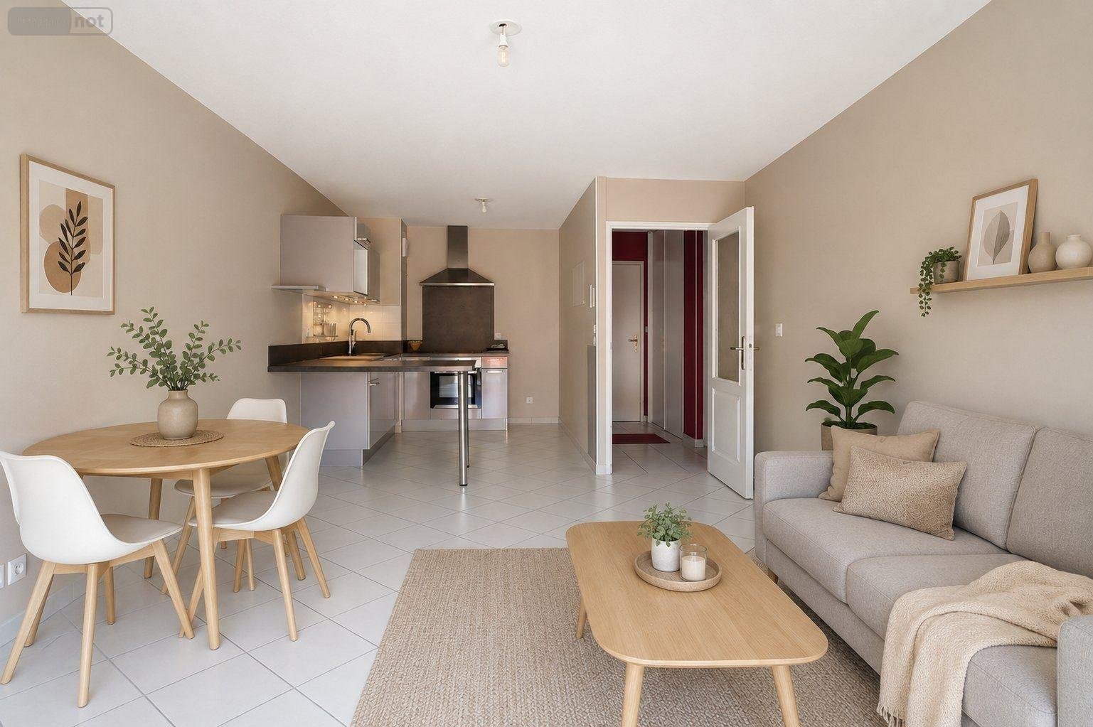 Appartement a vendre Charnay-lès-Mâcon 71850 Saône-et-Loire 68 m2 3 pièces 230000 euros