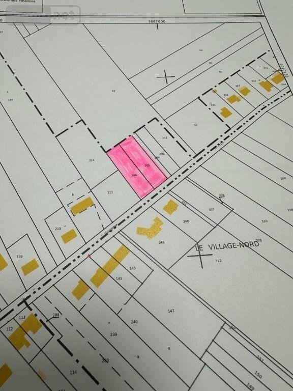 Terrain a batir a vendre Farbus 62580 Pas-de-Calais 997 m2  73600 euros