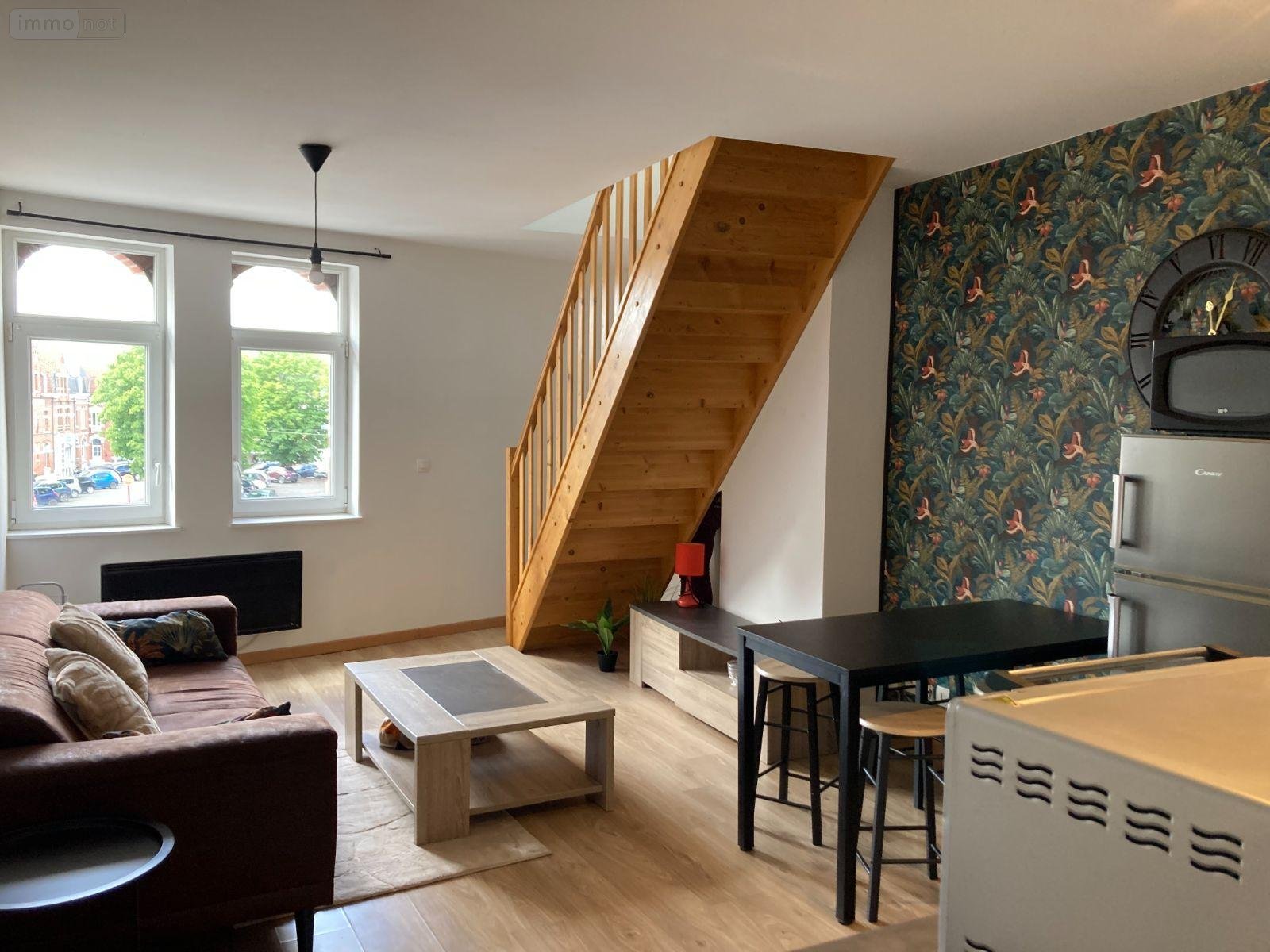 Location appartement Merville 59660 Nord 36 m2 1 pièce 590 euros