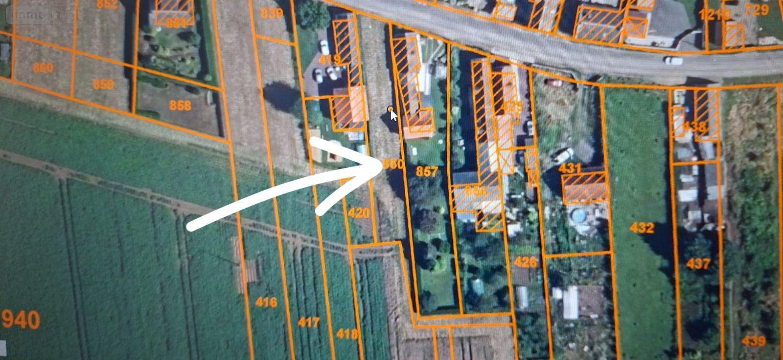 Terrain a batir a vendre Mesbrecourt-Richecourt 02270 Aisne 827 m2  14560 euros