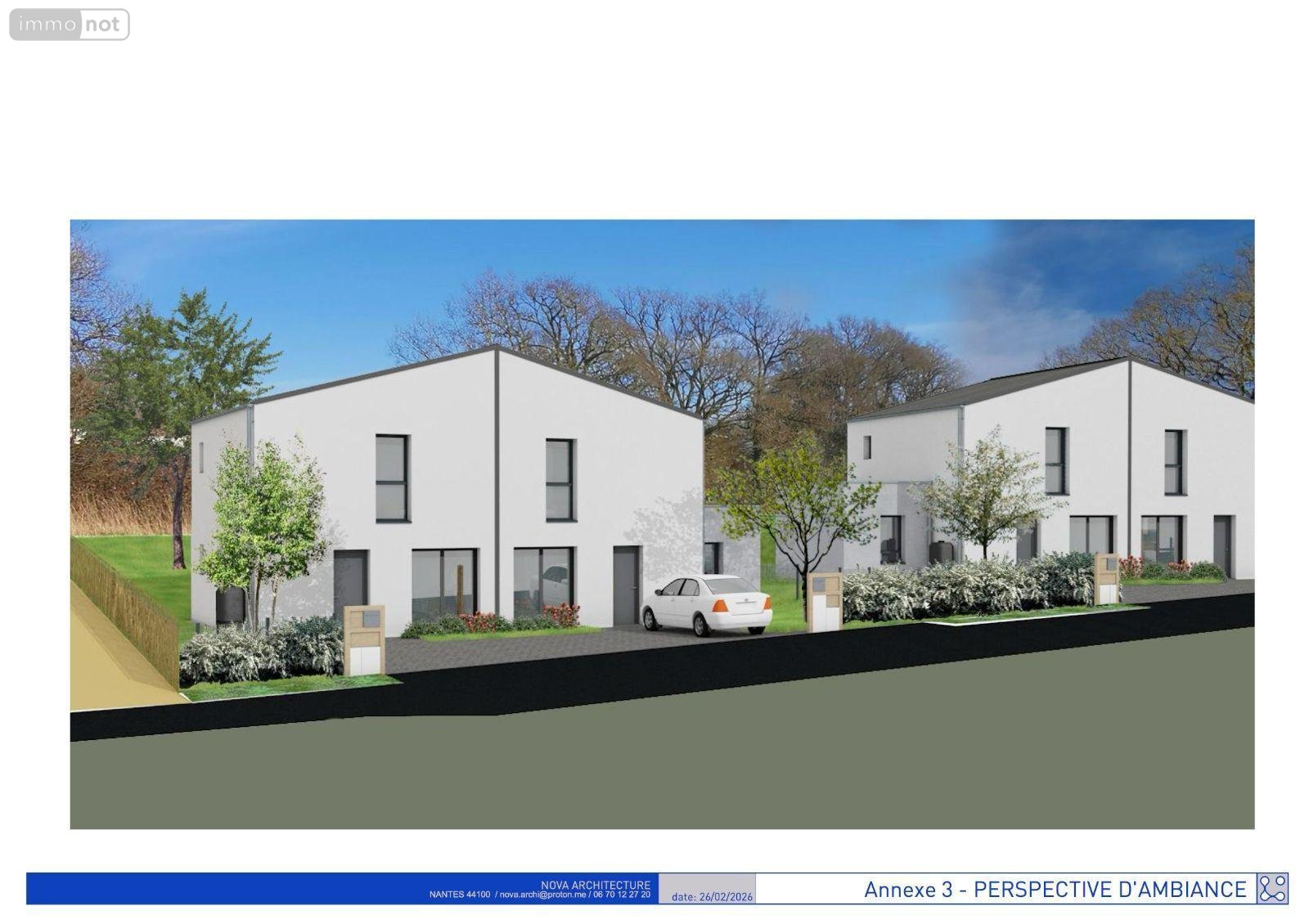 Maison a vendre Saint-Aubin-du-Cormier 35140 Ille-et-Vilaine 69 m2 3 pièces 260205 euros