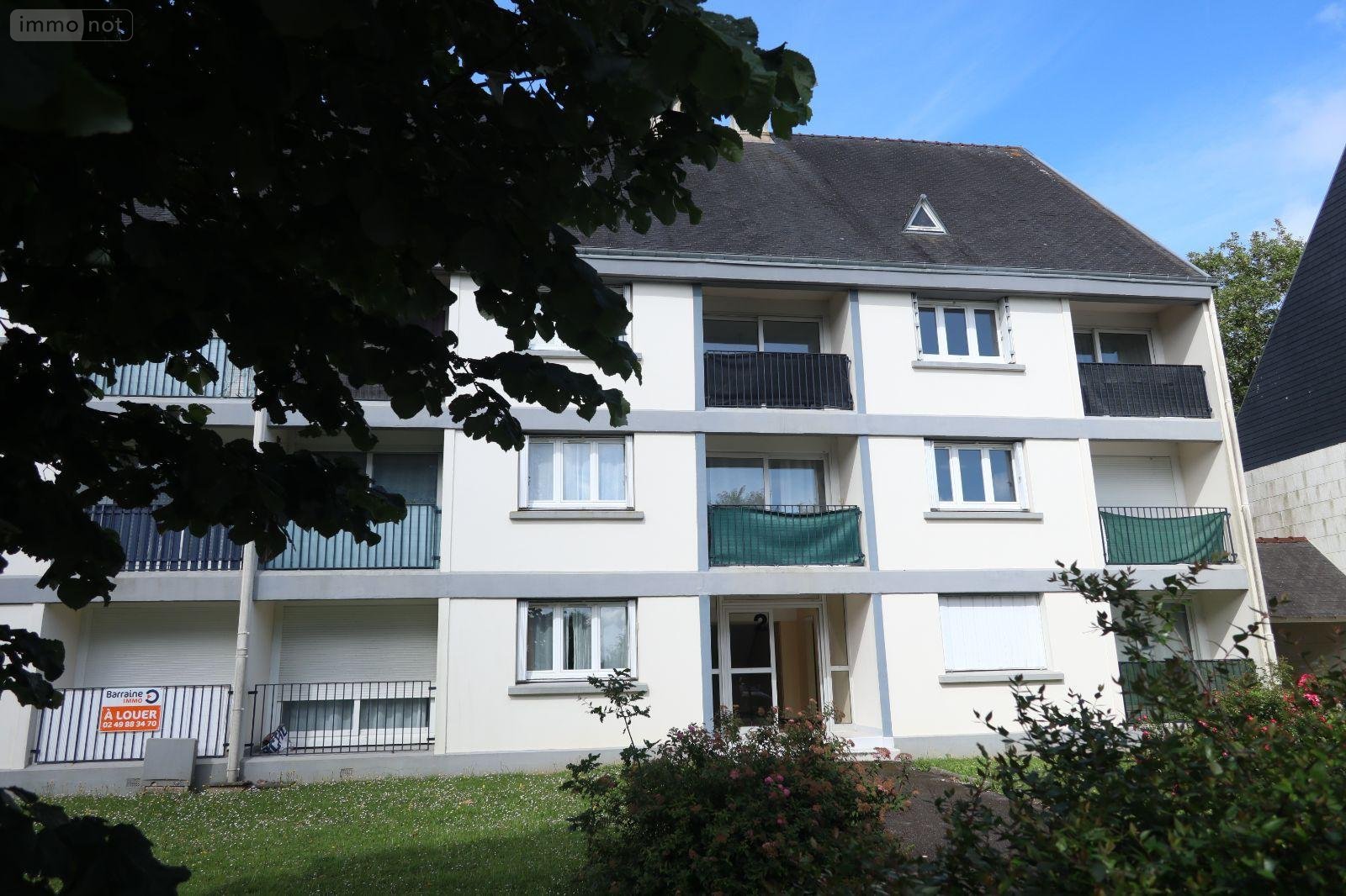 Appartement a vendre Lanvéoc 29160 Finistère 62 m2 4 pièces 119544 euros
