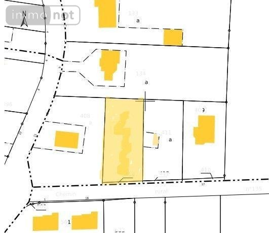 Terrain a batir a vendre Bains-sur-Oust 35600 Ille-et-Vilaine 890 m2  55120 euros