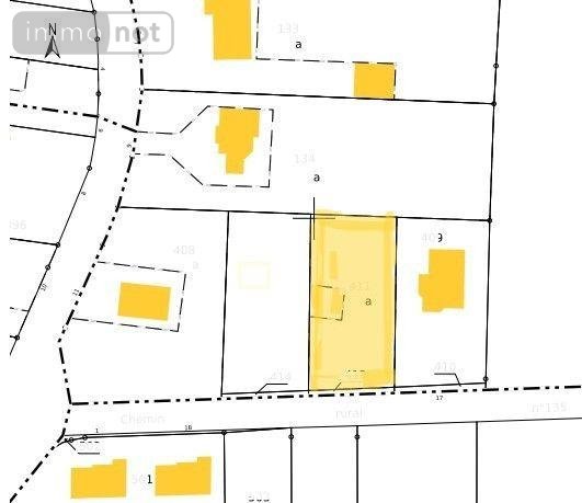 Terrain a batir a vendre Bains-sur-Oust 35600 Ille-et-Vilaine 890 m2  55120 euros