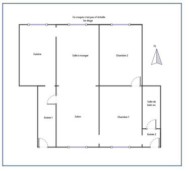 Appartement a vendre Guise 02120 Aisne 98 m2 4 pièces 65000 euros