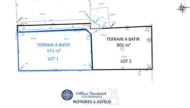 Terrain a batir a vendre Sault-Saint-Remy 08190 Ardennes 571 m2  35000 euros