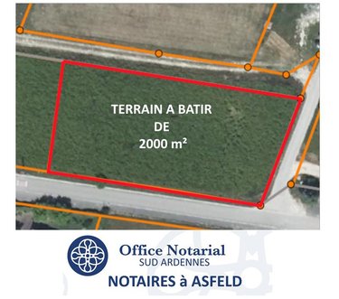 Terrain a batir a vendre Brienne-sur-Aisne 08190 Ardennes 2000 m2  63600 euros