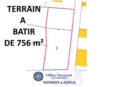 Terrain a batir a vendre Condé-lès-Herpy 08360 Ardennes 756 m2  32800 euros