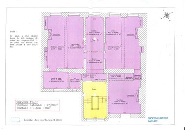 Appartement a vendre Pont-Audemer 27500 Eure 97 m2 4 pièces 199000 euros