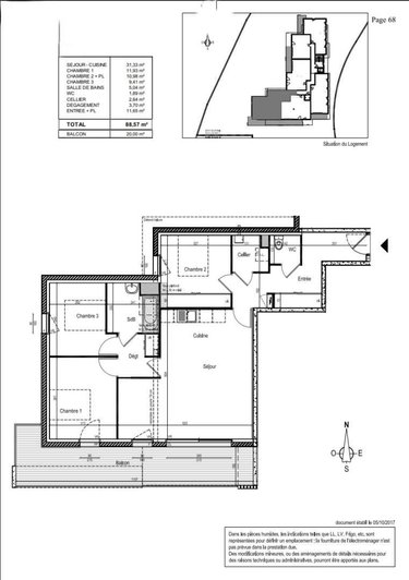 Appartement a vendre Concarneau 29900 Finistère 88 m2 67 pièces 441320 euros