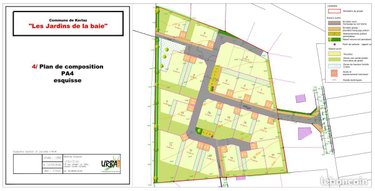 Terrain a batir a vendre Kerlaz 29100 Finistère 302 m2  43600 euros
