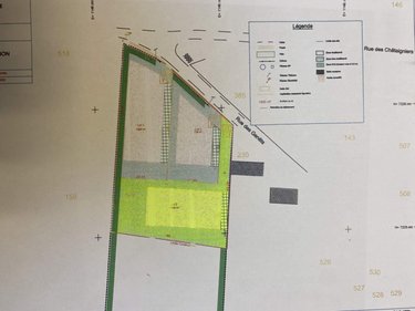 Terrain a batir a vendre Plozévet 29710 Finistère 1206 m2  58850 euros