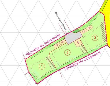 Terrain a batir a vendre Lesneven 29260 Finistère 409 m2  57170 euros