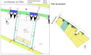 Terrain a batir a vendre Rennes 35000 Ille-et-Vilaine 415 m2  219900 euros