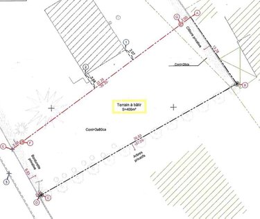 Terrain a batir a vendre Domagné 35113 Ille-et-Vilaine 408 m2  72080 euros