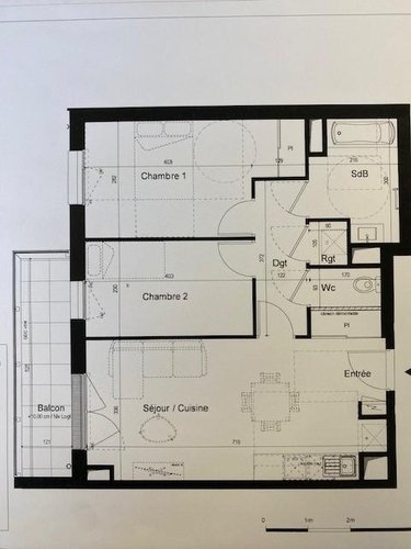 Location appartement Saint-Malo 35400 Ille-et-Vilaine 59 m2 3 pièces 730 euros