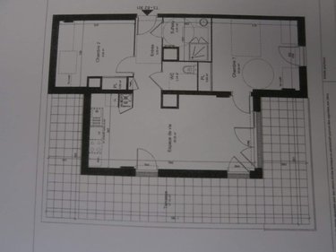 Location appartement Saint-Gilles 35590 Ille-et-Vilaine 61 m2 3 pièces 669 euros