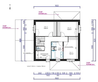 Location maison Cesson-Sévigné 35510 Ille-et-Vilaine 129 m2 6 pièces 1885 euros