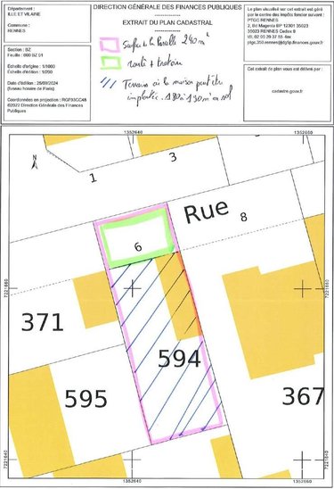 Terrain a batir a vendre Rennes 35000 Ille-et-Vilaine 188 m2  343200 euros