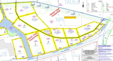 Terrain a batir a vendre Châteaubourg 35220 Ille-et-Vilaine 420 m2  115000 euros