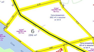 Terrain a batir a vendre Châteaubourg 35220 Ille-et-Vilaine 678 m2  154000 euros