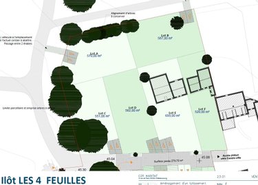 Terrain a batir a vendre Châteaubourg 35220 Ille-et-Vilaine 551 m2  145000 euros