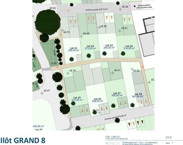 Terrain a batir a vendre Châteaubourg 35220 Ille-et-Vilaine 268 m2  69680 euros