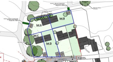 Terrain a batir a vendre Châteaubourg 35220 Ille-et-Vilaine 551 m2  145000 euros