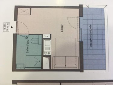 Appartement a vendre Cesson-Sévigné 35510 Ille-et-Vilaine 17 m2 1 pièce 136000 euros