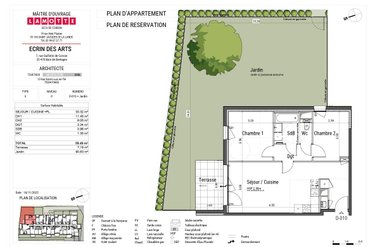 Appartement a vendre Bain-de-Bretagne 35470 Ille-et-Vilaine 40 m2 2 pièces 146000 euros