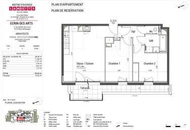 Appartement a vendre Bain-de-Bretagne 35470 Ille-et-Vilaine 40 m2 2 pièces 146000 euros