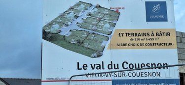 Terrain a batir a vendre Vieux-Vy-sur-Couesnon 35490 Ille-et-Vilaine 459 m2  45303 euros