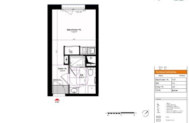 Location appartement Rennes 35000 Ille-et-Vilaine 20 m2 1 pièce 319 euros