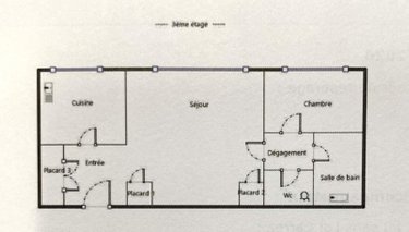 Appartement a vendre Chennevières-sur-Marne 94430 Val-de-Marne 44 m2 2 pièces 127200 euros