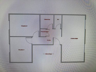 Appartement a vendre Tours 37000 Indre-et-Loire 61 m2 3 pièces 213200 euros