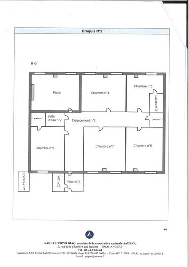 Appartement a vendre Angers 49000 Maine-et-Loire 262 m2  714027 euros
