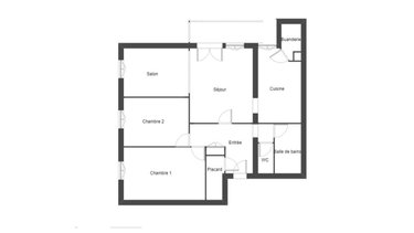 Appartement a vendre Cherbourg-en-Cotentin 50100 Manche 76 m2 4 pièces 157200 euros