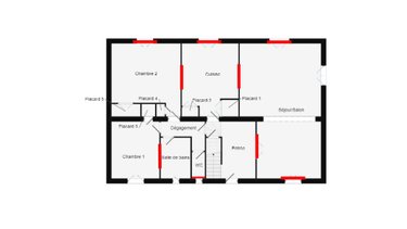 Maison a vendre Cherbourg-en-Cotentin 50100 Manche 140 m2 6 pièces 219360 euros