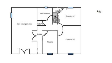 Maison a vendre La Hague 50440 Manche 74 m2 4 pièces 198640 euros