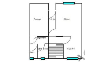 Maison a vendre Cherbourg-en-Cotentin 50100 Manche 85 m2 5 pièces 219360 euros