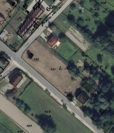 Terrain a batir a vendre Faux-Fresnay 51230 Marne 930 m2  23870 euros