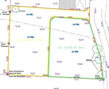 Terrain a batir a vendre Limerzel 56220 Morbihan 710 m2  45156 euros
