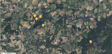 Terrains de loisirs bois etangs a vendre Néant-sur-Yvel 56430 Morbihan 15300 m2  4250 euros